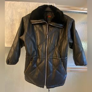Vintage New York classics leather jacket